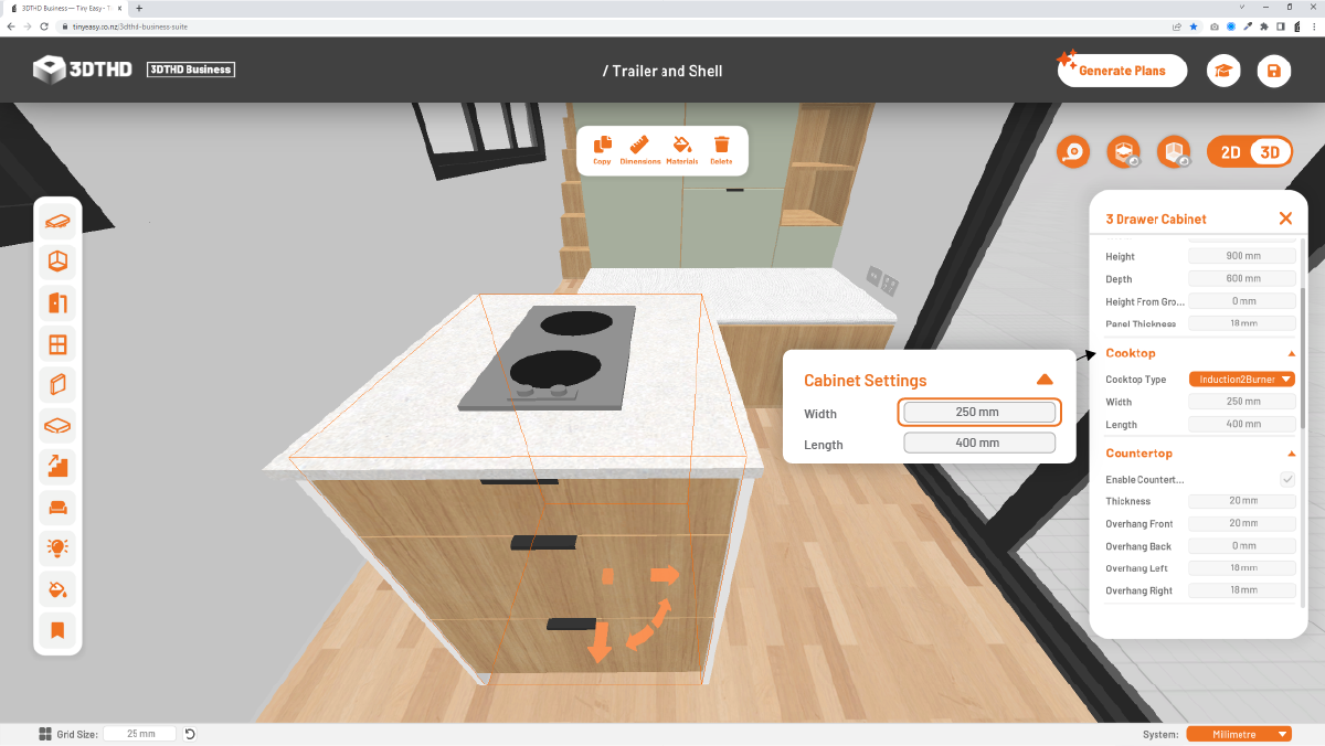 Cooktop Dimensions Altered