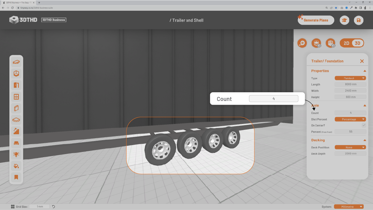 Trailer Axle Count