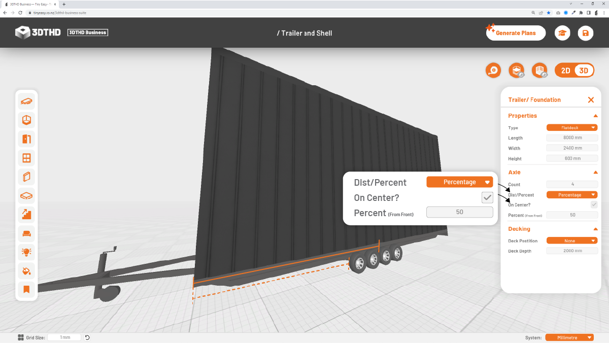 Trailer Percentage Center